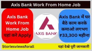 Axis Bank Work From Home Job