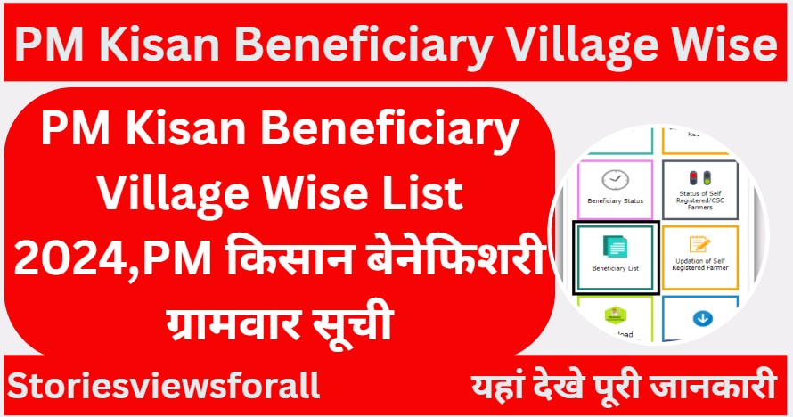 PM Kisan Beneficiary Village Wise List