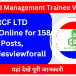 RCF Ltd Management Trainee 