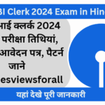 SBI Clerk 2024 Exam in Hindi