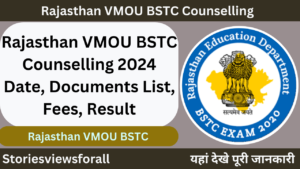 Rajasthan VMOU BSTC Counselling