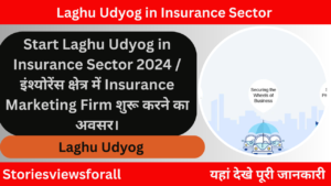 Start Laghu Udyog in Insurance Sector