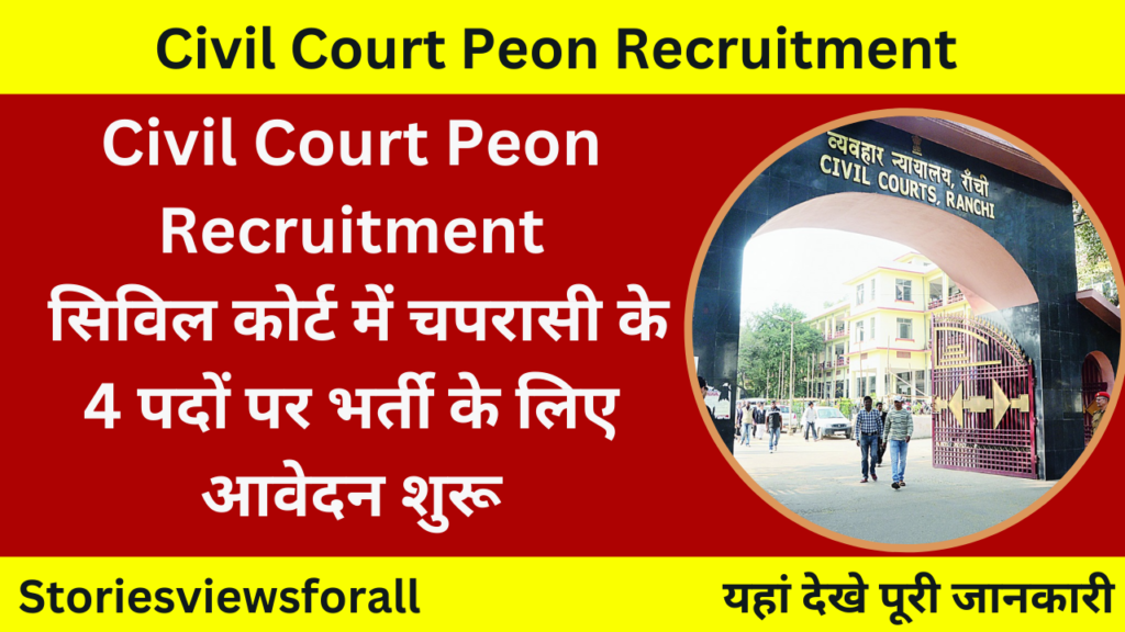 Civil Court Peon Recruitment 