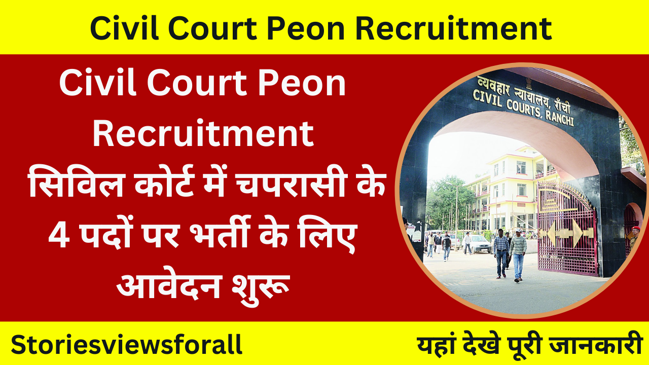 Civil Court Peon Recruitment