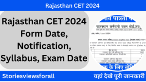 Rajasthan CET 2024