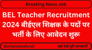 BEL Teacher Recruitment