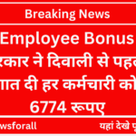 Govt Employee Bonus 2024